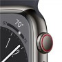 Apple Watch | Series 8 (GPS + Cellular) | Smart watch | Stainless steel | 45 mm | Black | Grey | Apple Pay | 4G | Water-resistan - 4